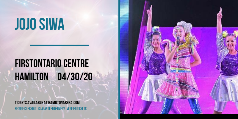 JoJo Siwa at FirstOntario Centre tickets JoJo Siwa at FirstOntario Centre