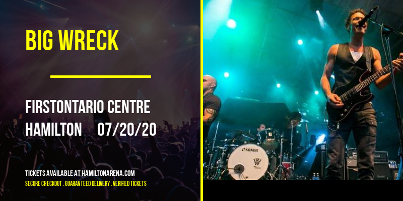 Big Wreck at FirstOntario Centre tickets Big Wreck at FirstOntario Centre