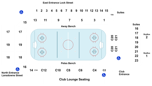 Hamilton Bulldogs Seating Chart