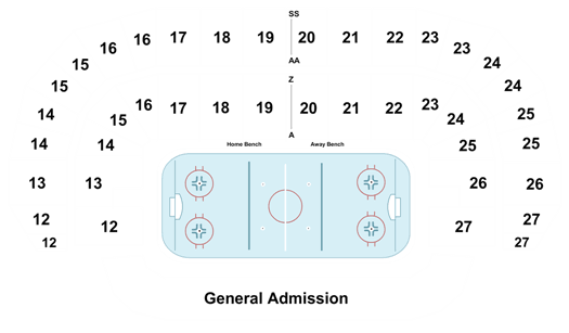 Hamilton Bulldogs Seating Chart