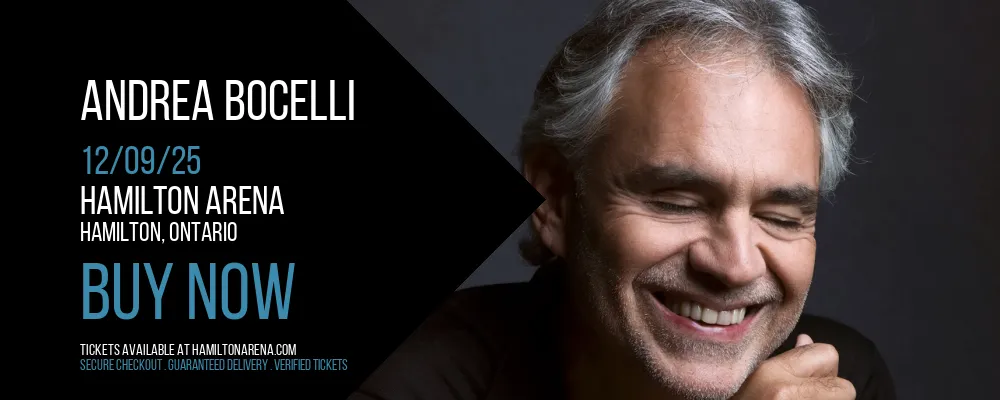 Andrea Bocelli at Hamilton Arena