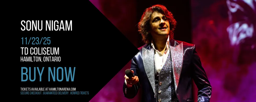 Sonu Nigam at TD Coliseum